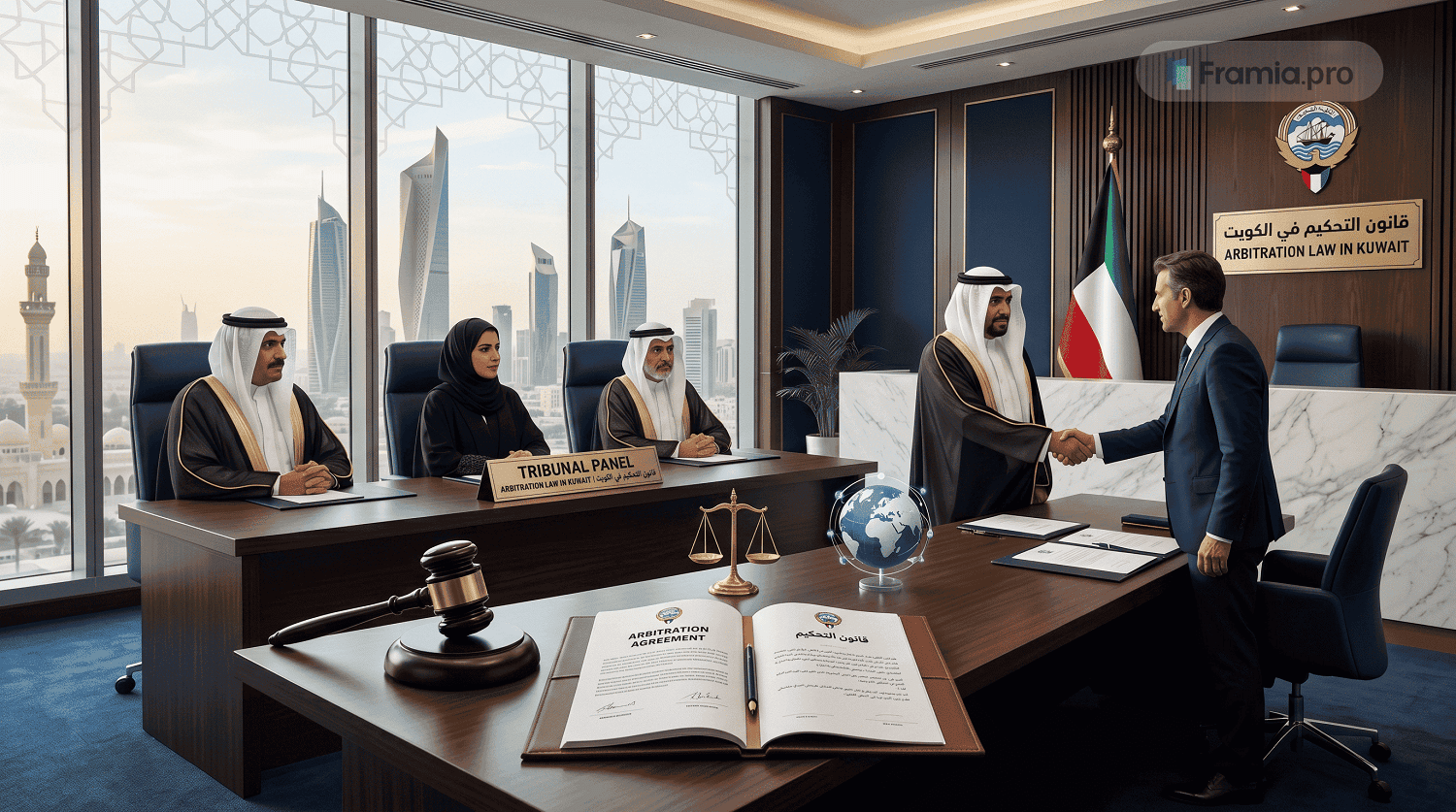 إثبات الخبرة أمام هيئة التحكيم في القانون الكويتي.